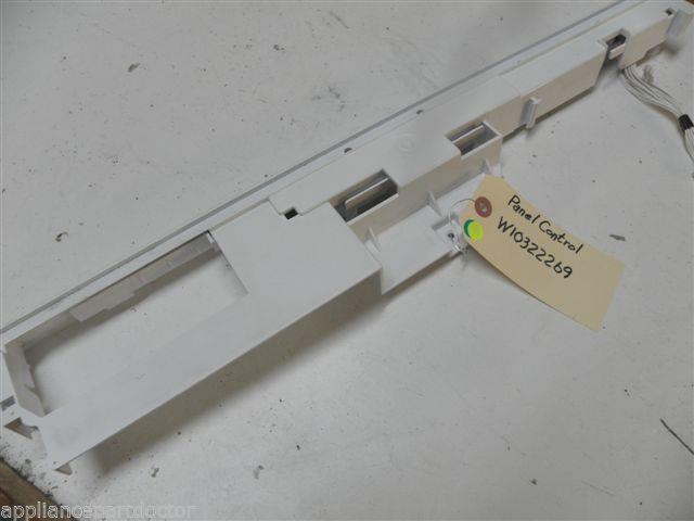 KENMORE DISHWASHER W10322269 W10380079 WHITE PANEL CONTROL W/ OVERLAY *SEE NOTE KENMORE DISHWASHER W10322269 W10380079 WHITE PANEL CONTROL W/ OVERLAY *SEE NOTE